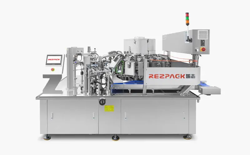 Multi-station high speed rotary vacuum packaging machine troubleshooting, abnormal production downtime caused by premade pouch failing to open at bag opening station